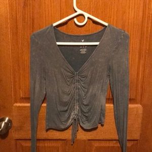 American Eagle Soft & Sexy Cropped Long Sleeve